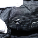 PRADA Backpack Nylon Black Silver Auth 173833-26