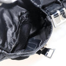 PRADA Backpack Nylon Black Silver Auth 173833-27