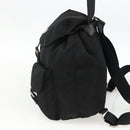 PRADA Backpack Nylon Black Silver Auth 173833-4