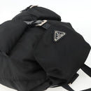 PRADA Backpack Nylon Black Silver Auth 173833-6