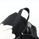 PRADA Backpack Nylon Black Silver Auth 173833-7