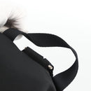 PRADA Backpack Nylon Black Silver Auth 173833-14