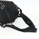 PRADA Backpack Nylon Black Silver Auth 173833-8