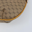 GUCCI Micro GG Supreme Shoulder Bag PVC Beige Gold 007 49 0819 Auth 173835-10