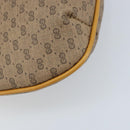 GUCCI Micro GG Supreme Shoulder Bag PVC Beige Gold 007 49 0819 Auth 173835-13
