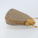 GUCCI Micro GG Supreme Shoulder Bag PVC Beige Gold 007 49 0819 Auth 173835-4