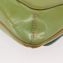 LOUIS VUITTON Monogram Vernis Thompson Street Bag Baby Blue M91009 Auth 173839-17
