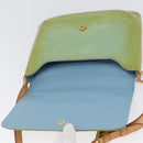 LOUIS VUITTON Monogram Vernis Thompson Street Bag Baby Blue M91009 Auth 173839-10