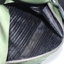 PRADA Shoulder Bag Nylon Green Silver Auth 173841-26
