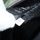 PRADA Shoulder Bag Nylon Green Silver Auth 173841-12