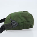 PRADA Shoulder Bag Nylon Green Silver Auth 173841-4