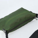 PRADA Shoulder Bag Nylon Green Silver Auth 173841-6