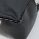 GUCCI Bamboo Handtasche Nylon Grau Silber 000 1014 0575 5 Auth 173845A-9