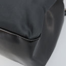 GUCCI Bamboo Handtasche Nylon Grau Silber 000 1014 0575 5 Auth 173845A-15