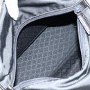 GUCCI Bamboo Handtasche Nylon Grau Silber 000 1014 0575 5 Auth 173845A-11