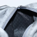 GUCCI Bamboo Handtasche Nylon Grau Silber 000 1014 0575 5 Auth 173845A-18