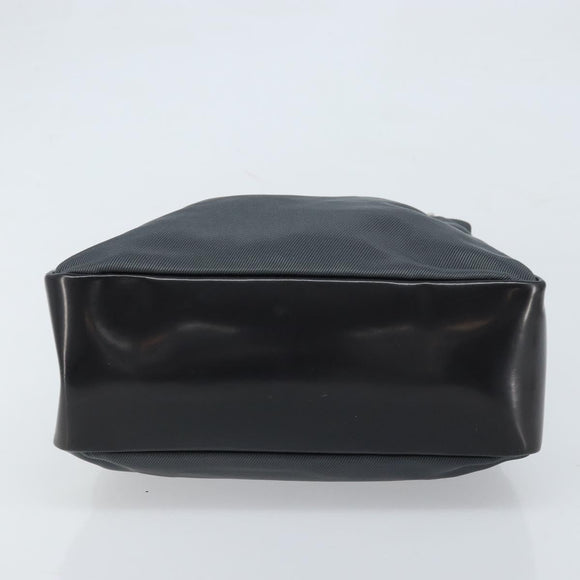 GUCCI Bamboo Handtasche Nylon Grau Silber 000 1014 0575 5 Auth 173845A