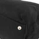 PRADA Hand Bag Nylon Black Silver Auth 173846A-9