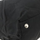 PRADA Hand Bag Nylon Black Silver Auth 173846A-16