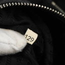 PRADA Hand Bag Nylon Black Silver Auth 173846A-12