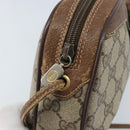 GUCCI GG Supreme Web Sherry Line Bag PVC Beige Gold 89 02 066 Auth 173850-10