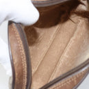 GUCCI GG Supreme Web Sherry Line Bag PVC Beige Gold 89 02 066 Auth 173850-11