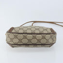 GUCCI GG Supreme Web Sherry Line Bag PVC Beige Gold 89 02 066 Auth 173850-5