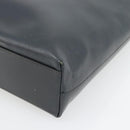 PRADA Tote Bag Leather Black Silver Auth 173853-6