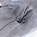 PRADA Tote Bag Leather Black Silver Auth 173853-10