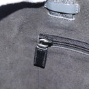 PRADA Tote Bag Leather Black Silver Auth 173853-19