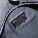 PRADA Tote Bag Leather Black Silver Auth 173853-21