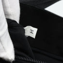 PRADA Tote Bag Leather Black Silver Auth 173853-22