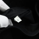 PRADA Tote Bag Leather Black Silver Auth 173853-11