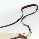 PRADA Shoulder Bag Nylon White Silver Auth 173854-8