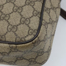 GUCCI GG Supreme Shoulder Bag PVC Beige Gold 233268 Auth 173855-16