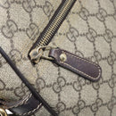 GUCCI GG Supreme Shoulder Bag PVC Beige Gold 233268 Auth 173855-22