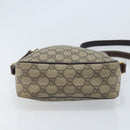 GUCCI GG Supreme Shoulder Bag PVC Beige Gold 233268 Auth 173855-5