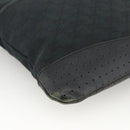 GUCCI GG Canvas Shoulder Bag Black Silver 145856 Auth 173856-15