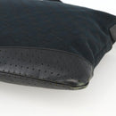 GUCCI GG Canvas Shoulder Bag Black Silver 145856 Auth 173856-16