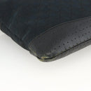 GUCCI GG Canvas Shoulder Bag Black Silver 145856 Auth 173856-9