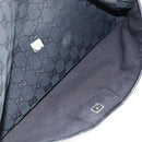GUCCI GG Canvas Shoulder Bag Black Silver 145856 Auth 173856-22