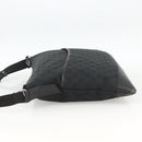 GUCCI GG Canvas Shoulder Bag Black Silver 145856 Auth 173856-3