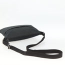 GUCCI GG Canvas Shoulder Bag Black Silver 145856 Auth 173856-7