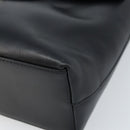 GUCCI Shoulder Bag Leather Black Gold 001 1998 1785 Auth 173859-9