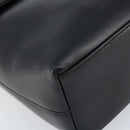 GUCCI Shoulder Bag Leather Black Gold 001 1998 1785 Auth 173859-14