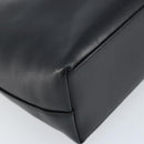 GUCCI Shoulder Bag Leather Black Gold 001 1998 1785 Auth 173859-16