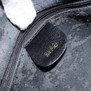 GUCCI Shoulder Bag Leather Black Gold 001 1998 1785 Auth 173859-19