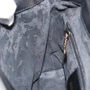 GUCCI Shoulder Bag Leather Black Gold 001 1998 1785 Auth 173859-21