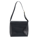 GUCCI Shoulder Bag Leather Black Gold 001 1998 1785 Auth 173859-2