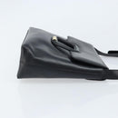 GUCCI Shoulder Bag Leather Black Gold 001 1998 1785 Auth 173859-3